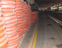 生产完成并已打包好的高压油管