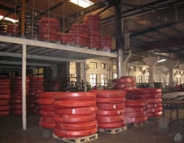 批量生产后红色包装